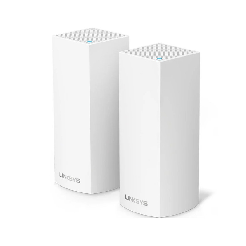 Linksys Velop Whole Home Intelligent Mesh WiFi System, Tri-Band, 2-pack - راوتر لاسلكي